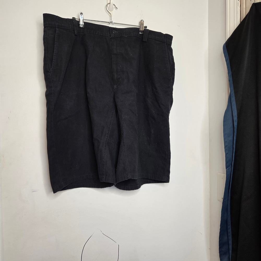 Wrangler‎ Workwear Mens Black Canvas Shorts Size 42 Regular Fit